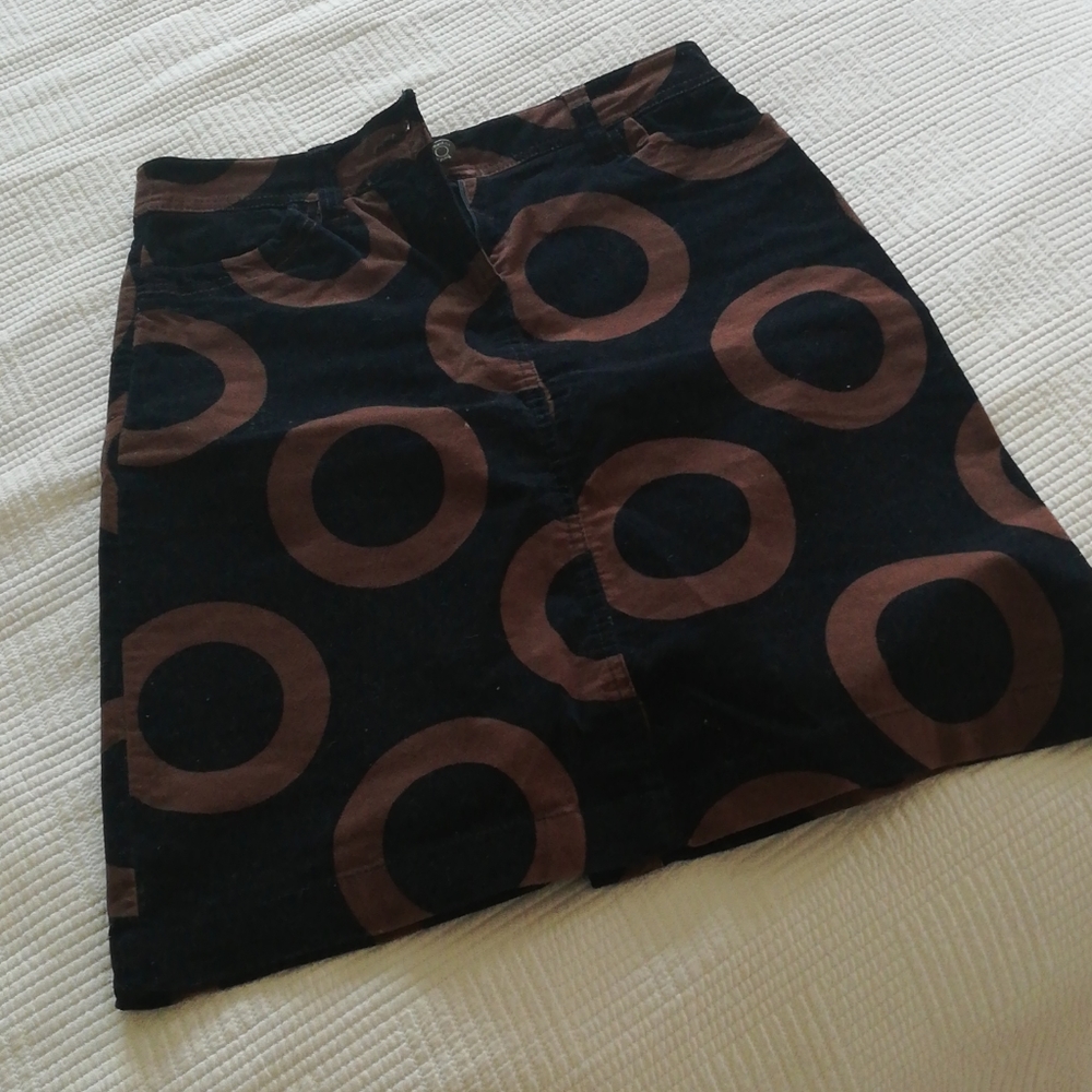 Boden velvet cotton cirle  skirt